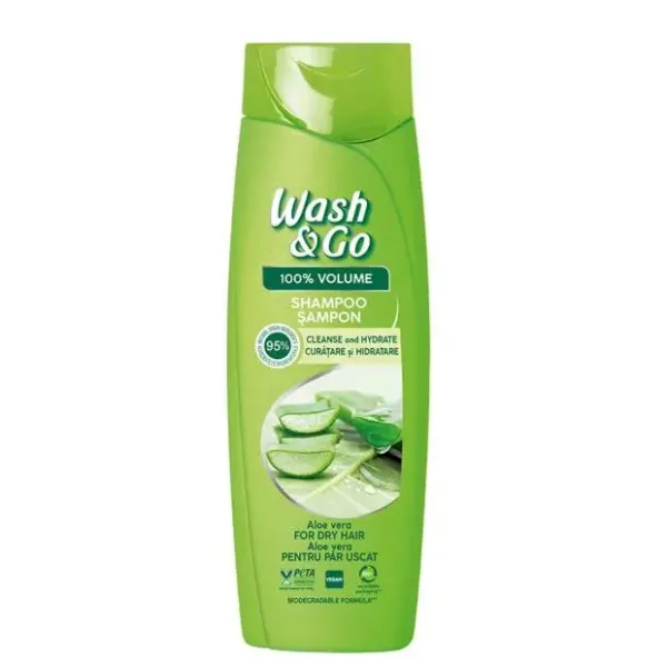 Wash&go Sampon Par Aloe Vera 360ml 6/bax