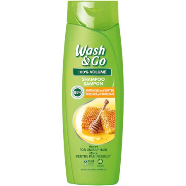 Wash&go Sampon Par Honey 360ml 6/bax