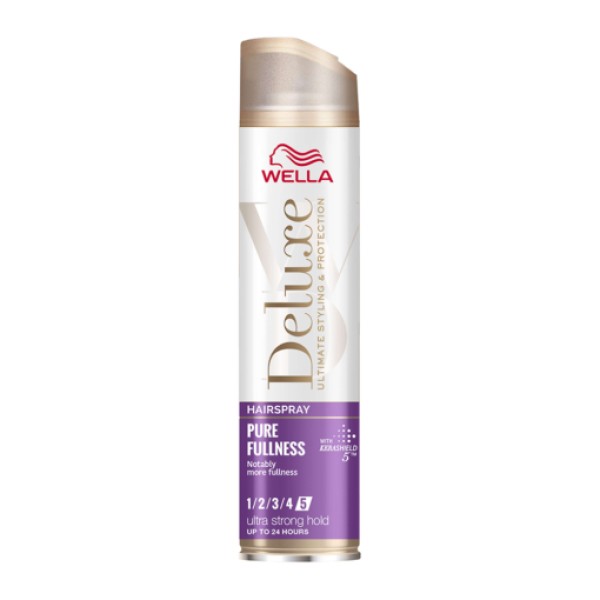 Wella Deluxe Fixativ Pure Fullness Nr5. Ultra Strong Hold 250ml 6/bax