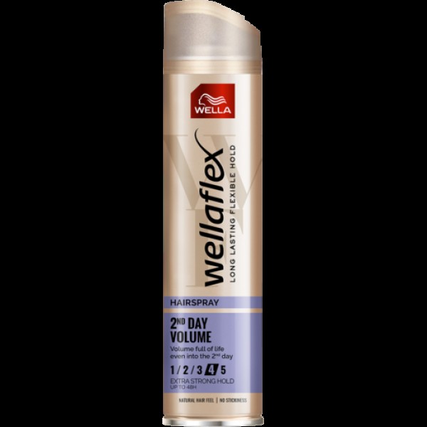 Wellaflex Fixativ 2 Day Volume Nr.4 Extra Strong Hold 250ml 6/bax