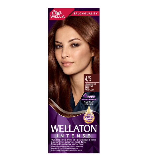 Wellaton Intense Vopsea Par 4/5 Mahon Inchis 3buc/set 24/bax