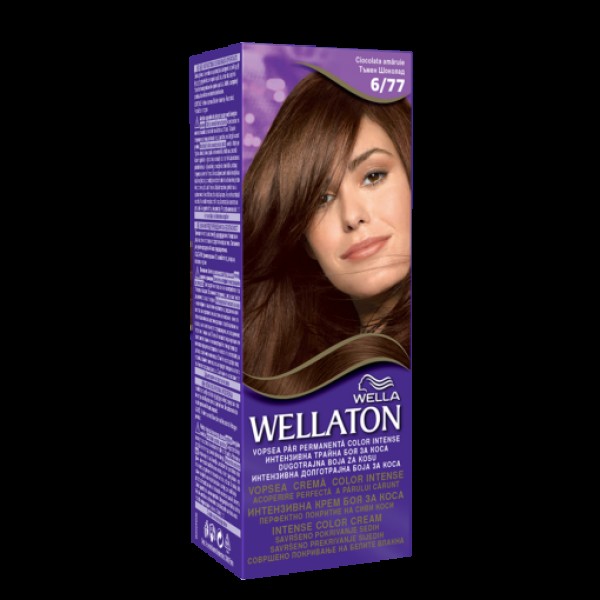 Wellaton Vopsea Par 6.77 Ciocolata Amaruie 3buc/set 24/bax